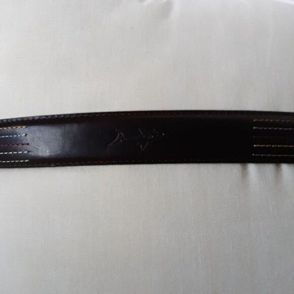 Greg Norman Brown Leather Belt size 36 - Picture 2 of 9